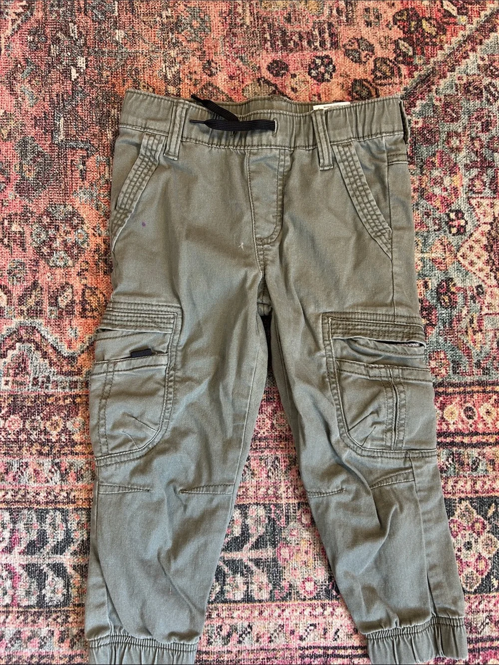 Wrangler Kids Cargo Jogger Pants - Mustard, Olive & and Catepillar Black pants